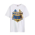 Áo thun Dior Blason Print Relaxed Fit White Cotton Jersey Trắng sang trọng