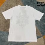 Áo thun Dior Blason Print Relaxed Fit White Cotton Jersey Trắng với chi tiết logo tinh tế