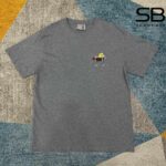 Áo thun Dior Horse Embroidery Relaxed Fit Grey Cotton Jersey Xám góc nghiêng chi tiết