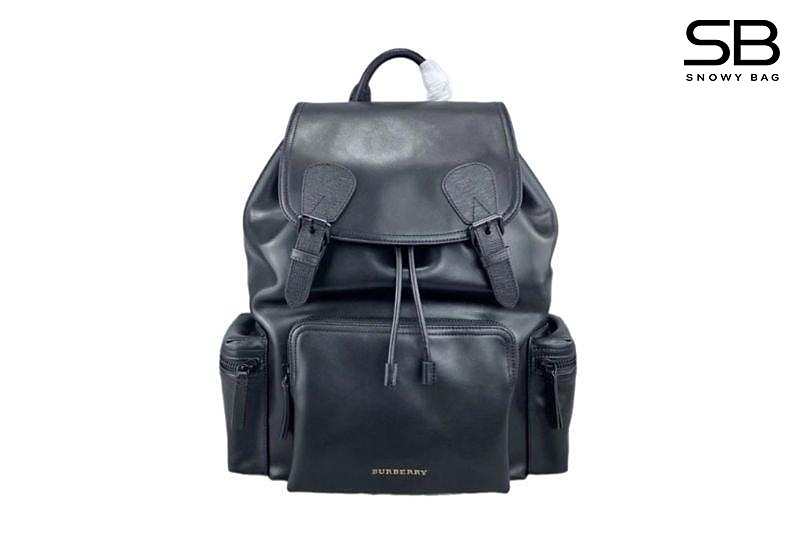 Ba Lô Burberry Classic Black Leather Backpack Màu Đen 42CM sang trọng và đẳng cấp