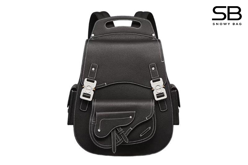 Ba Lô Dior Maxi Gallop Backpack So Black Calfskin Đen sang trọng