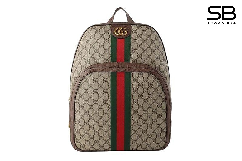 Ba Lô Gucci GG Ophidia Backpack Brown Beige 42CM sang trọng và thời thượng