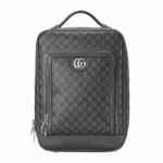 Ba Lô Gucci Ophidia Medium GG Backpack in Grey GG Supreme Coated Canvas Xám sang trọng