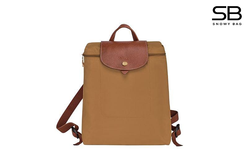 Ba Lô Longchamp Le Pliage Original M Backpack Fawn màu nâu sang trọng