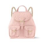Ba Lô LV Backup Backpack M47074 Pink Opale Monogram Empreinte Hồng sang trọng