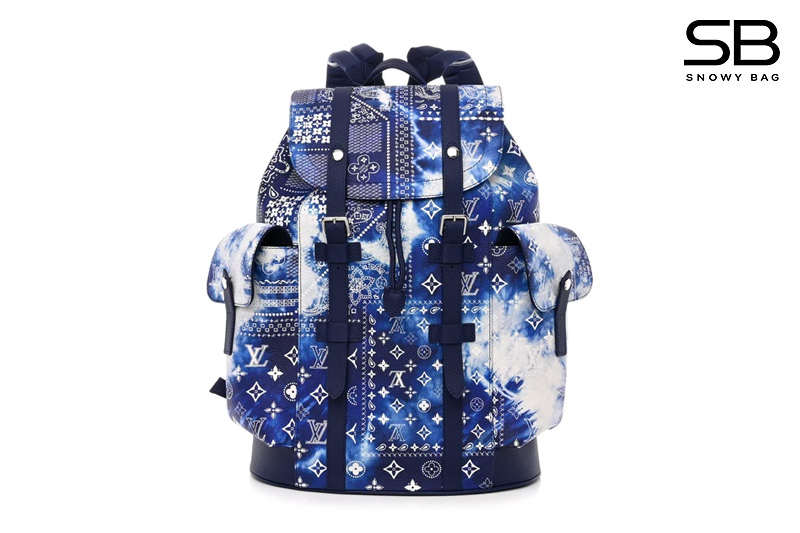 Ba Lô LV Christopher MM Backpack Blue Monogram sang trọng và đẳng cấp