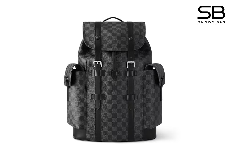 Ba Lô LV Christopher MM Backpack Damier Graphite 44CM sang trọng và thời thượng