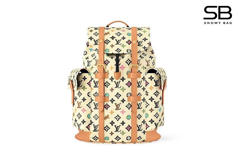 Ba Lô LV Christopher MM Backpack Vanilla Monogram Craggy 44CM sang trọng