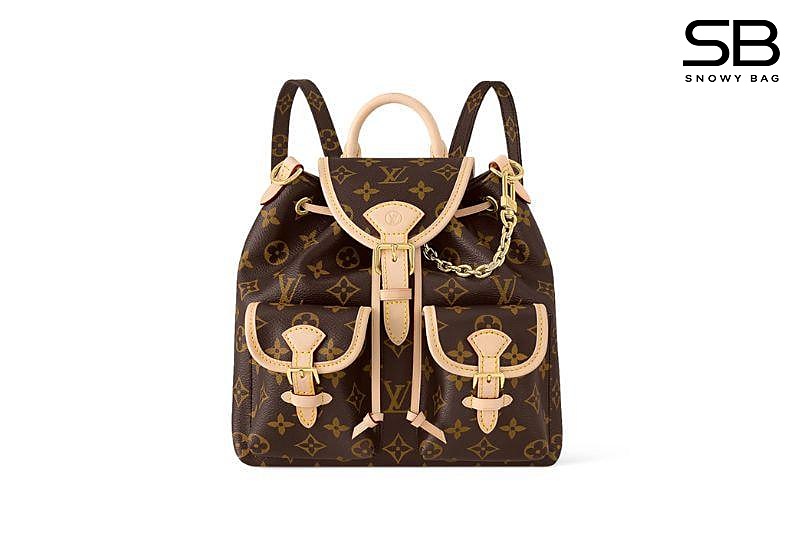 Ba Lô LV Excursion PM Backpack M46932 Monogram Nâu, thiết kế sang trọng