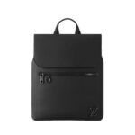 Ba Lô LV Fastline Aerogram Backpack Black Leather 40CM Đen sang trọng