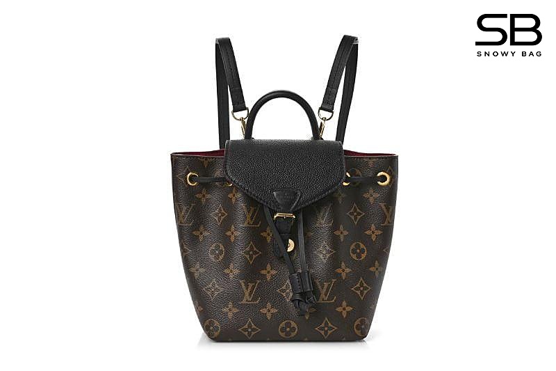 Ba Lô LV Montsouris Bb M45516 Monogram Black Leather sang trọng và thời thượng