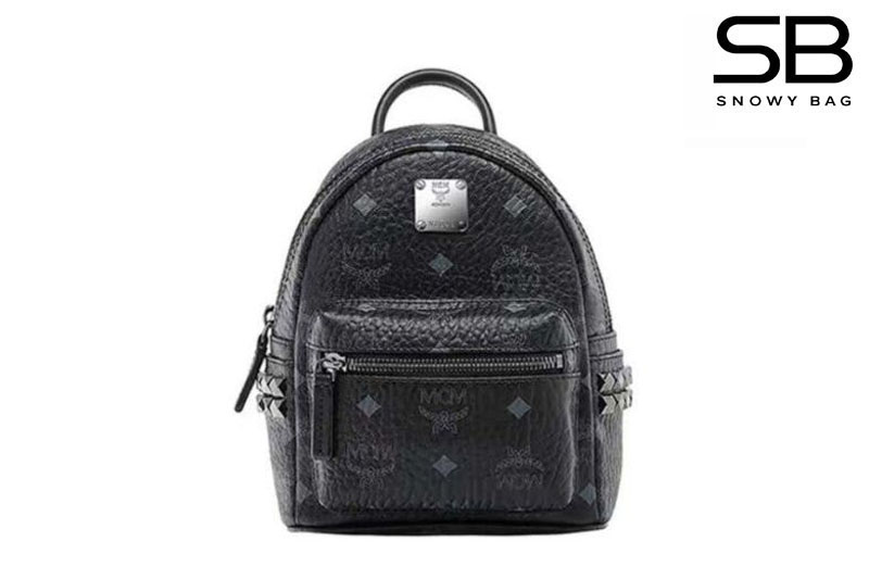 Ba Lô MCM Bebe Boo Stark Backpack in Visetos Đen 21CM