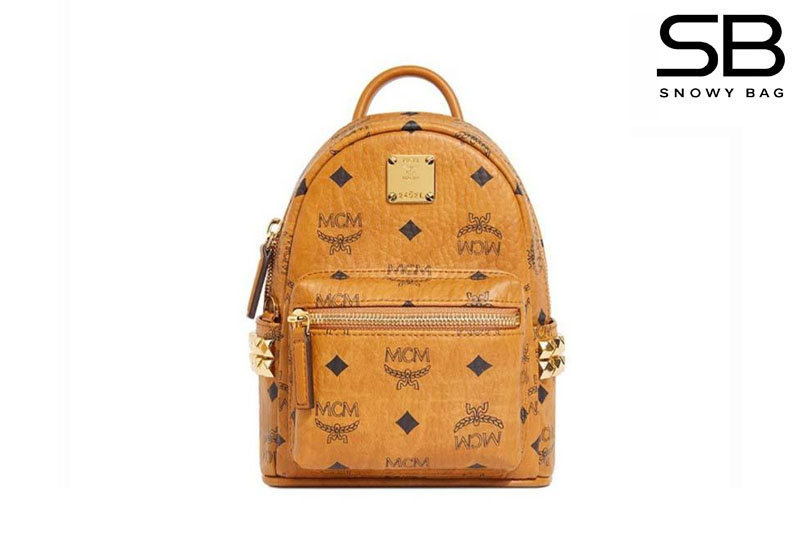 Ba Lô MCM Bebe Boo Stark Backpack in Visetos Đen 21CM sang trọng