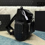 Ba Lô MCM Brandenburg Backpack in Visetos Đen 38CM với logo sang trọng