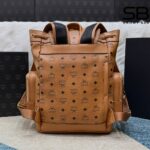 Ba Lô MCM Brandenburg Backpack in Visetos Nâu 38CM sang trọng và tinh tế