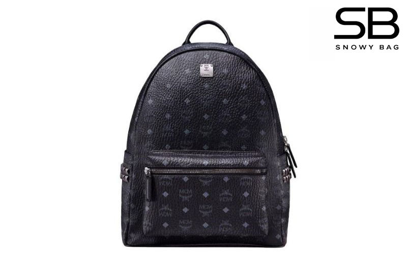 Ba Lô MCM Medium Stark Side Studs Backpack Đen 40CM sang trọng