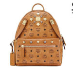 Ba Lô MCM Small Retro Dual Stark Backpack in Visetos Cognac Nâu 32CM