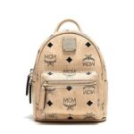 Ba Lô MCM Stark Backpack in Visetos Kem 21CM sang trọng và thời thượng