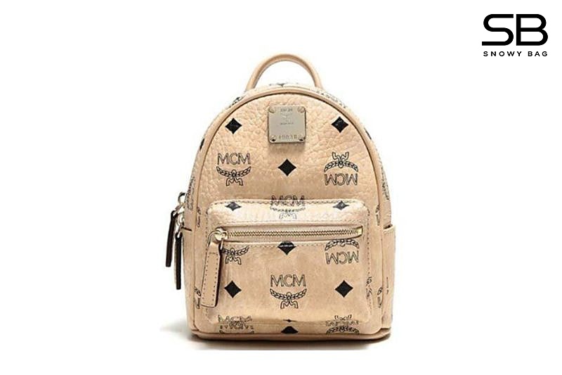 Ba Lô MCM Stark Backpack in Visetos Kem 21CM sang trọng và thời thượng
