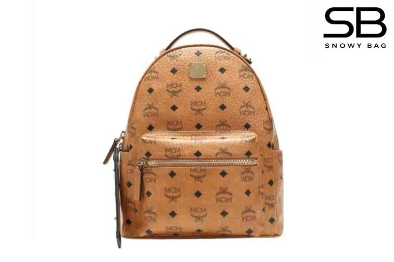Ba Lô MCM Stark Backpack in Visetos Nâu Size 27CM