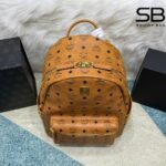 Ba Lô Stark Side Studs Backpack in Visetos Nâu 40CM sang trọng và thời thượng