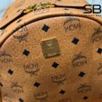 Chi tiết ba lô Stark Side Studs Backpack in Visetos Nâu 40CM