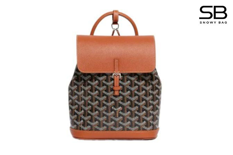 Balo Goyard Alpin Mini Backpack Black and Tan Đen Nâu sang trọng