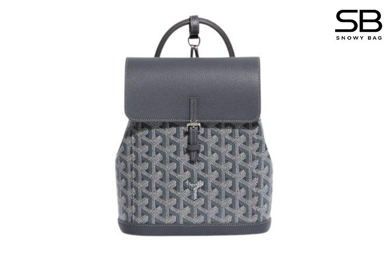 Balo Goyard Alpin Mini Backpack Grey Đen Xám sang trọng và đẳng cấp