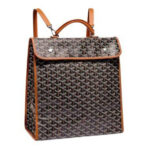 Balo Goyard Saint Léger Backpack Goyardine Black and Tan Đen Nâu sang trọng
