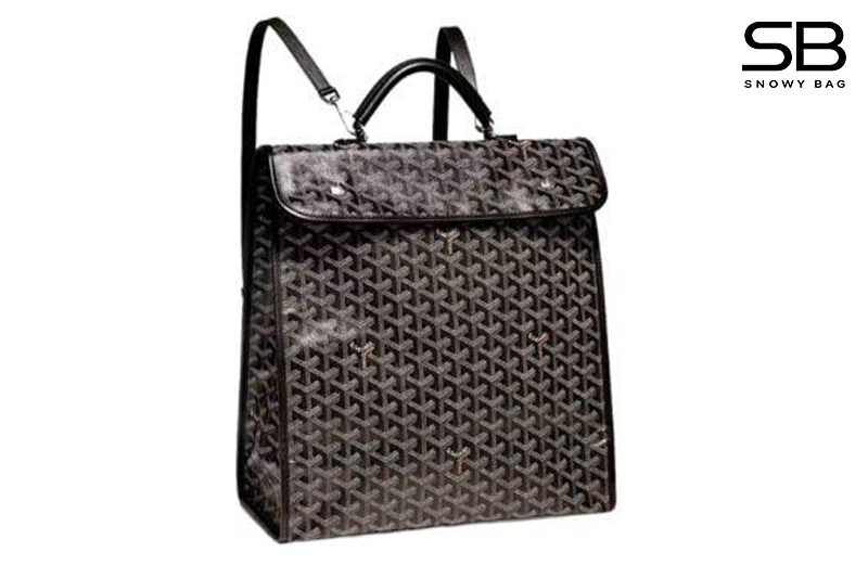 Balo Goyard Saint Léger Backpack Goyardine Black Đen sang trọng