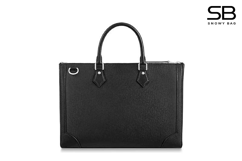 Cặp Xách Tay LV Slim Briefcase Black Taiga M30810 Màu Đen sang trọng