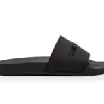 Dép Balenciaga BB Pool Slides Sandal Full Black Màu Đen sang trọng và thời thượng