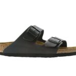 Dép Birkenstock Arizona Birko-Flor Black Màu Đen Mờ sang trọng