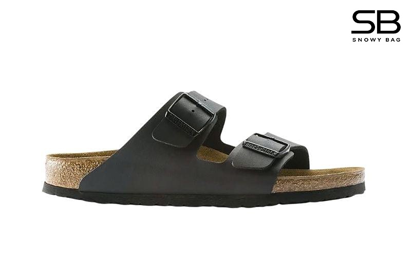 Dép Birkenstock Arizona Birko-Flor Black Màu Đen Mờ sang trọng
