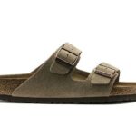 Dép Birkenstock Arizona Soft Footbed Suede Taupe Màu Rêu sang trọng và thoải mái