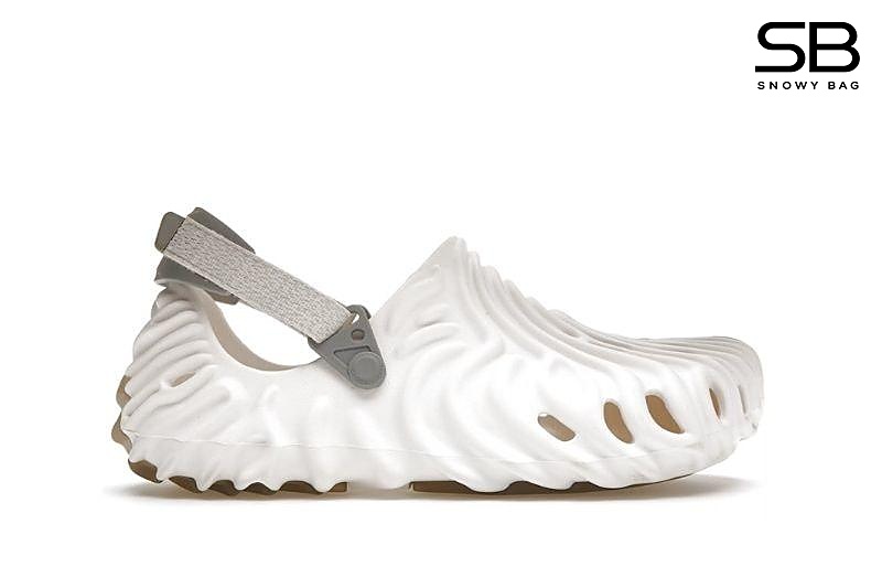 Dép Crocs Pollex Clog by Salehe Bembury màu trắng sang trọng