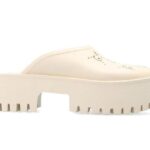 Dép Gucci GG Perforated Rubber Clogs Màu Kem kiểu dáng sang trọng