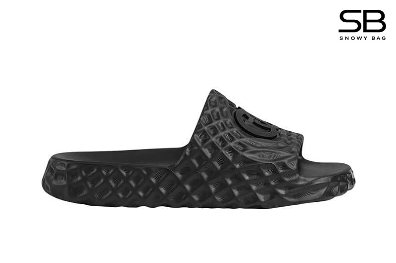 Dép Gucci Interlocking G Slide Sandal Màu Đen sang trọng và thời thượng
