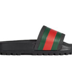 Dép Gucci Web Slide Sandal Black Màu Đen