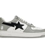 Giày A Bathing Ape Bape Sta Grey Black Xám Đen thời trang cá tính