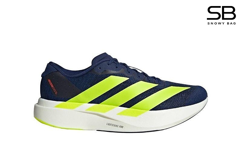 Giày adidas Adizero Evo SL Dark Blue Solar Slime Red Màu Xanh Đậm sang trọng