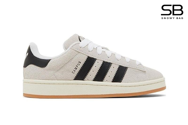 Giày adidas Campus 00s Crystal White Da Lộn Màu Be sang trọng