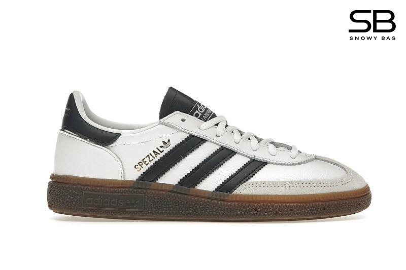 Giày adidas Handball Spezial White Black Gum Trắng Đen phong cách thể thao