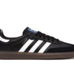 Giày Adidas Samba OG Black White Gum Đen Trắng, thiết kế cổ điển và phong cách.