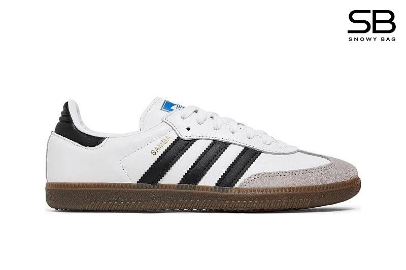 Giày Adidas Samba OG Cloud White Core Black Trắng Đen kiểu dáng thể thao