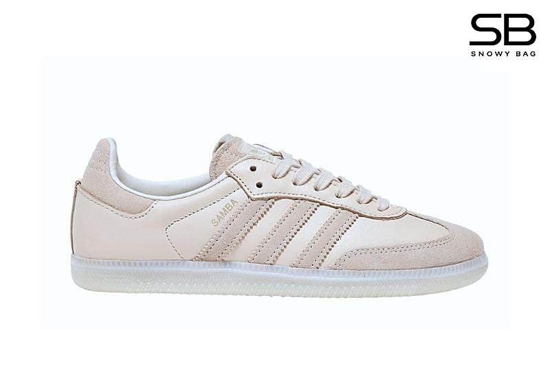 Giày adidas Samba OG Linen Cream White Màu Kem, phong cách thời trang hiện đại
