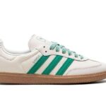 Giày Adidas Samba OG Off White Court Green Trắng Xanh Lá đẹp mắt