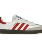 Giày adidas Samba OG White Better Scarlet Trắng Đỏ phong cách thể thao
