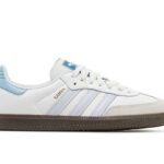 Giày adidas Samba White Halo Blue Trắng Sọc Xanh Dương sang trọng và thời thượng