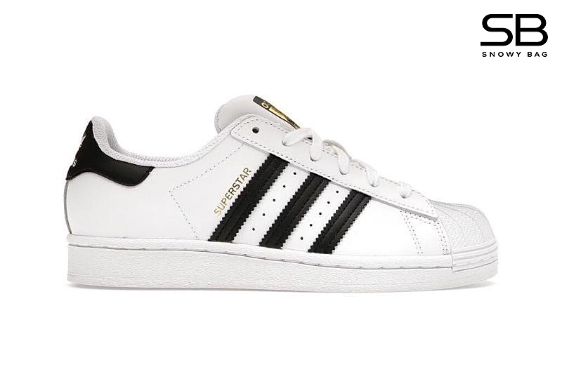 Giày Adidas Superstars Cloud White Core Black Gold Trắng, phong cách thể thao hiện đại